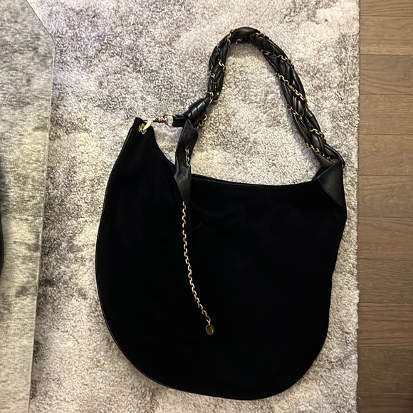 MAYLE leather and suede shoulder bag - Picture 2 of 4